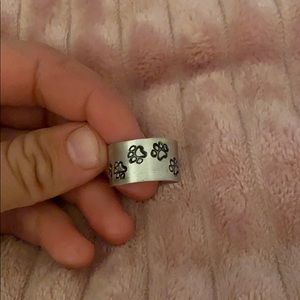 Hand stamped ring